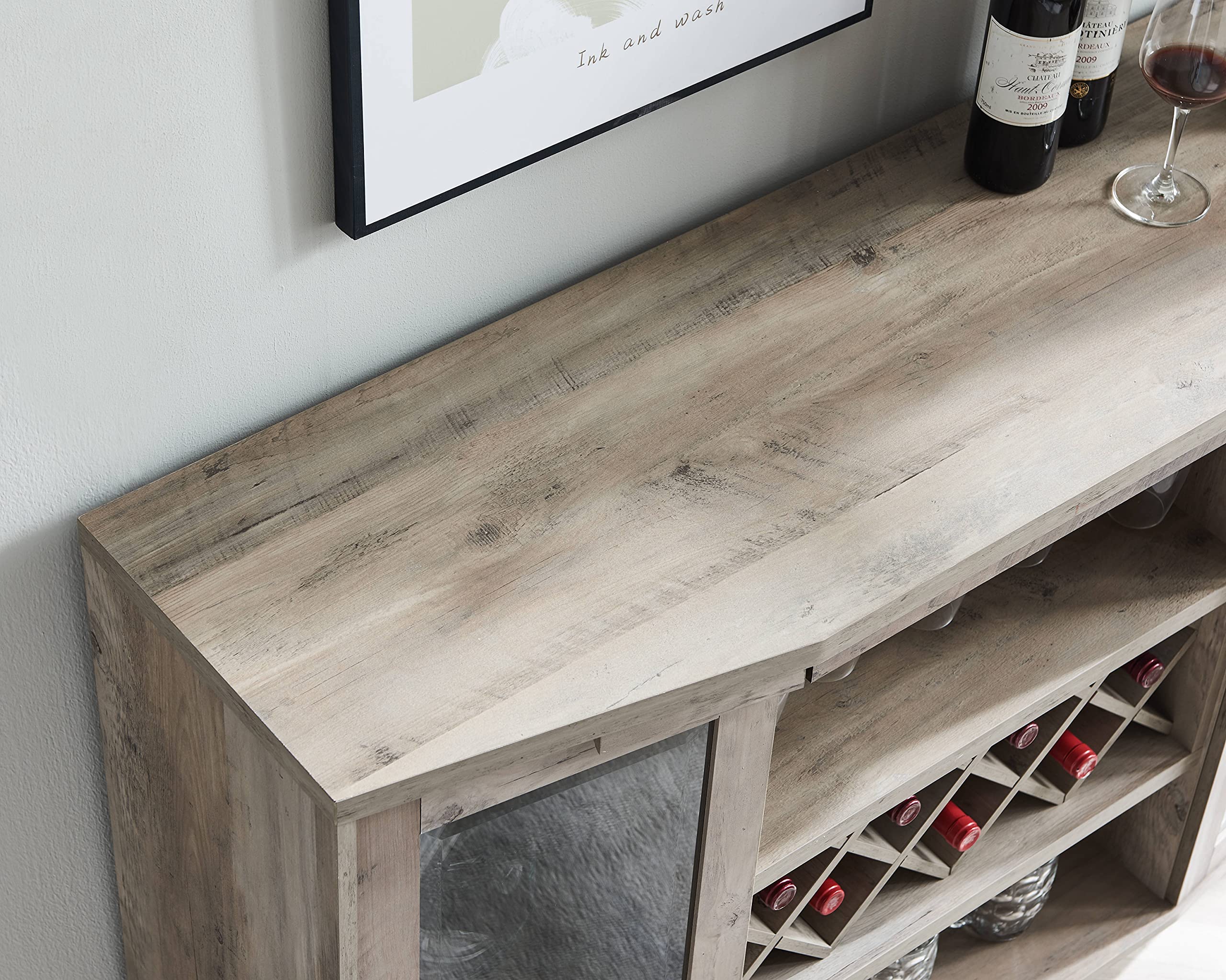 ハンドメイド　【一点物】カップボード&ワインラック&収納 ハンドメイド 【一点物】カップボード&ワインラック&収納 ワインラック